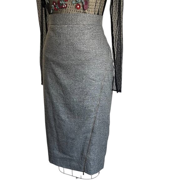 Banana Republic Gray High Waist Pencil Skirt - 4 - Picture 3 of 7